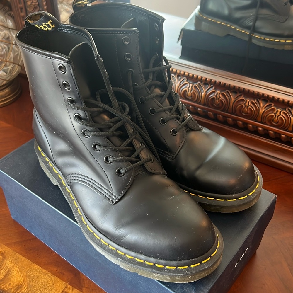 Black Dr. Martens boots